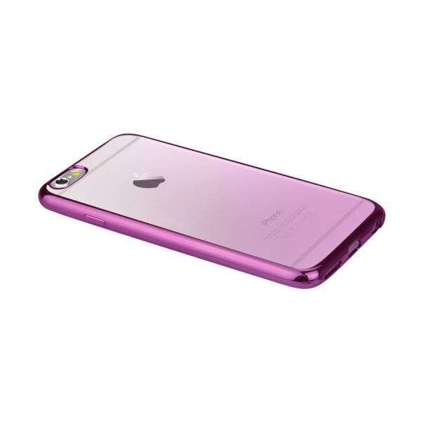 REIKO IPHONE 6 PLUS FRAME GRADIENT CLEAR GLITTER CASE IN PURPLE - Image 2