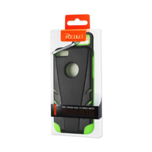 REIKO IPHONE 5/5S/SE DROPPROOF WORKOUT HYBRID CASE WITH HOOK IN BLACK GREEN - Image 4