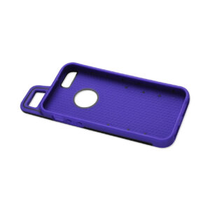 REIKO IPHONE 5/5S/SE DROPPROOF WORKOUT HYBRID CASE WITH HOOK IN BLACK PURPLE - Image 3