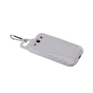 REIKO SAMSUNG GALAXY S3 DROPPROOF WORKOUT HYBRID CASE WITH HOOK IN WHITE - Image 3