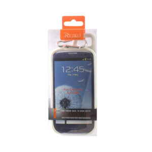 REIKO SAMSUNG GALAXY S3 DROPPROOF WORKOUT HYBRID CASE WITH HOOK IN WHITE - Image 4