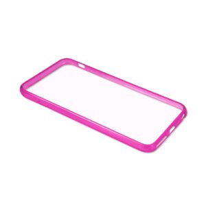 REIKO IPHONE 6 PLUS/ 6S PLUS CLEAR BACK FRAME BUMPER CASE IN PINK - Image 3