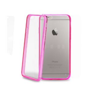 REIKO IPHONE 6 CLEAR BACK FRAME BUMPER CASE IN PINK - Image 3