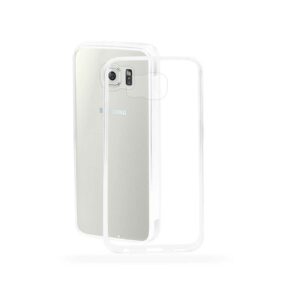 REIKO SAMSUNG GALAXY S6 CLEAR BACK FRAME BUMPER CASE IN CLEAR - Image 2