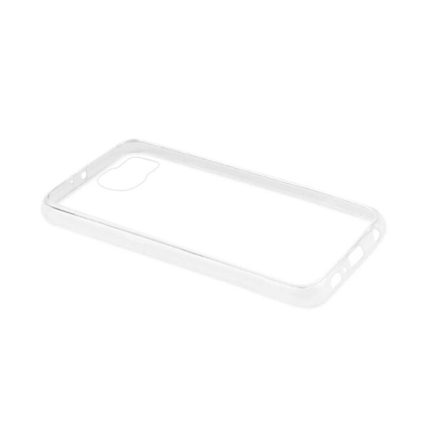 REIKO SAMSUNG GALAXY S6 CLEAR BACK FRAME BUMPER CASE IN CLEAR - Image 3
