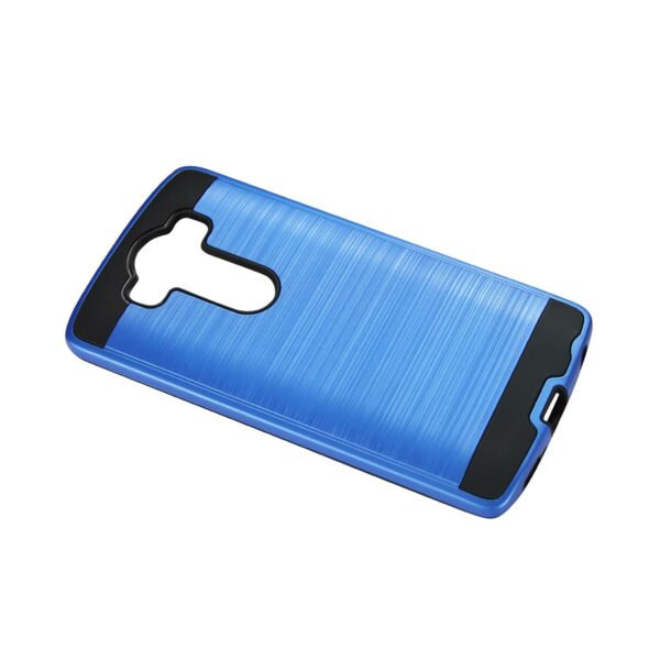 REIKO LG V10 HYBRID METAL BRUSHED TEXTURE CASE IN NAVY - Image 3