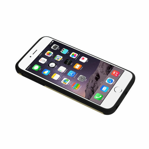REIKO IPHONE 6S PLUS HYBRID SOLID ARMOR BUMPER CASE IN GOLD - Image 3