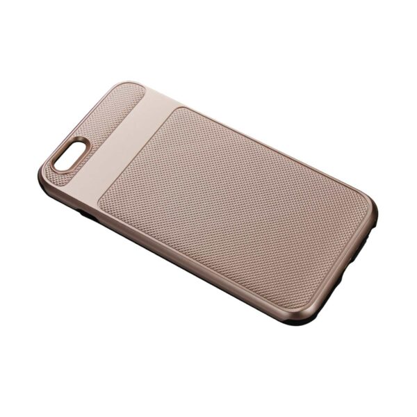 REIKO IPHONE 6S PLUS HYBRID SOLID ARMOR BUMPER CASE IN ROSE GOLD - Image 2