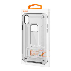 APPLE IPHONE XS Case With Kickstand In Silver - Image 4