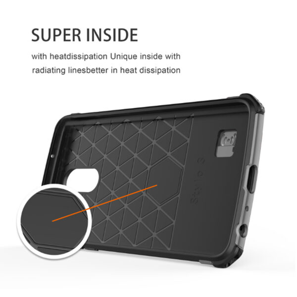 LG STYLO 4 Case With Kickstand In Gray - Image 3