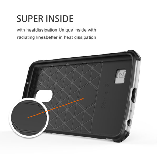 LG STYLO 4 Case With Kickstand In Silver - Image 3