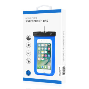 REIKO WATERPROOF CASE FOR IPHONE 6 PLUS/ 6S PLUS/ 7 PLUS OR 5.5 INCH DEVICES WITH WRIST STRAP IN BLUE - Image 4