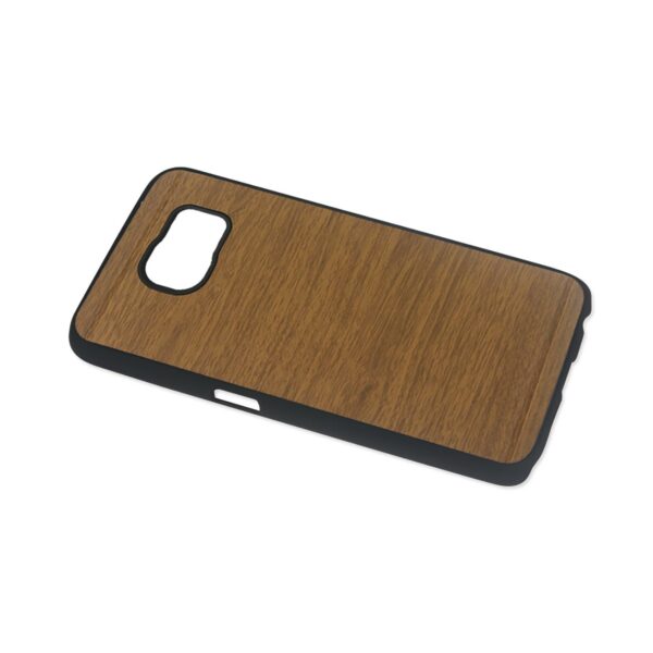 REIKO SAMSUNG GALAXY S6 WOOD PATTERN CASE IN BROWN - Image 2