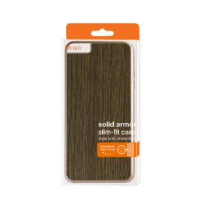 REIKO IPHONE 6 PLUS WOOD GRAIN SLIM SNAP ON CASE IN RED GOLD - Image 4