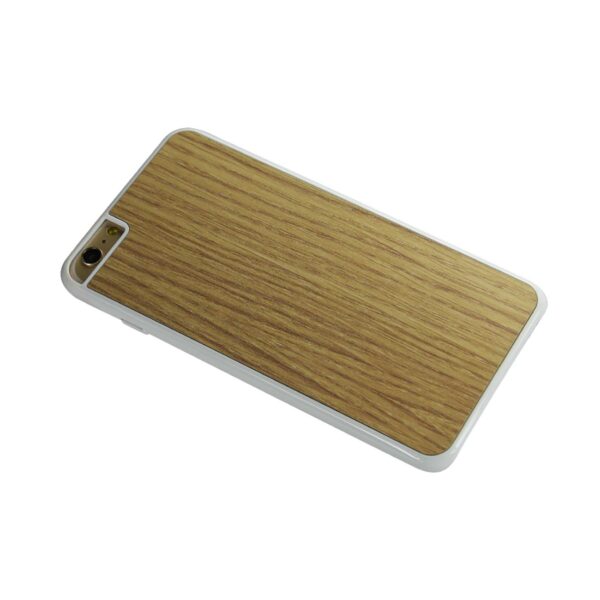 REIKO IPHONE 6 PLUS WOOD GRAIN SLIM SNAP ON CASE IN WHITE - Image 2